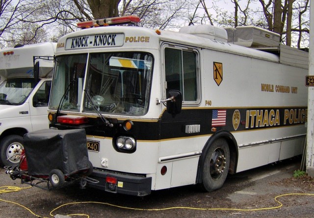 You can see from the original IPD swat bus that the cops here have a great sense of humor.